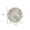 Beige Ivory And Tan Abstract Washable Indoor Outdoor Area Rug - 3 of 4