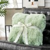 Cozy Bliss Faux Fur Throw Blanket Soft Textured Bed Blanket - 4 of 4