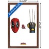 Trends International Marvel Deadpool & Wolverine - Mask and Claws One Sheet Framed Wall Poster Prints - 3 of 4
