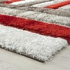 Luxe Weavers Lantanas Shag Geometric Area Rug, Modern, Stain Resistant, Plush Indoor Rug - 4 of 4