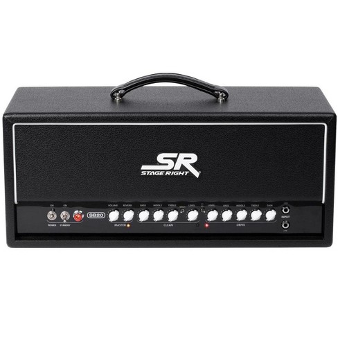 Monoprice SB20 50-Watt All Tube 2-channel Guitar Amp Head with Spring Reverb, Clean and Overdrive Channels, Powerful & Adaptable - Stage Right Series - image 1 of 4