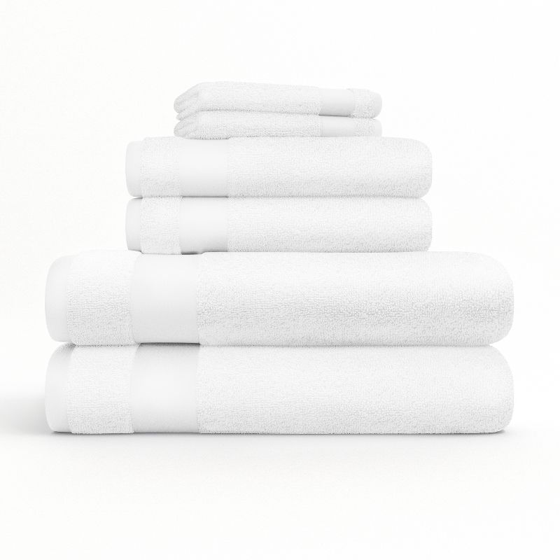6 Piece Bath Towels Set, 100% Super Plush Premium Cotton - Becky Cameron, 4 of 14
