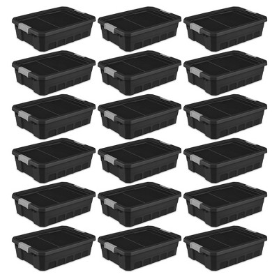 Plastic Storage Sterilite 19 Gallon Modular Stacker Storage Totes