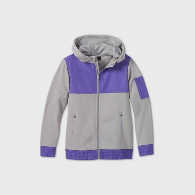 boys hooded fleece jacket