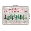 Amanti Art Christmas Tree Farm Sign by Rosana Laiz Blursbyai Canvas Wall Art Print Framed - 3 of 4