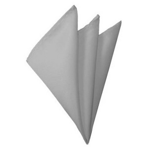 TheDapperTie - Men's Solid Color 10 Inch x 10 Inch Pocket Squares Handkerchief - 1 of 3