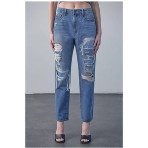 Women's Tracey High Rise Straight Leg Jean - HIDDEN - 1 of 4