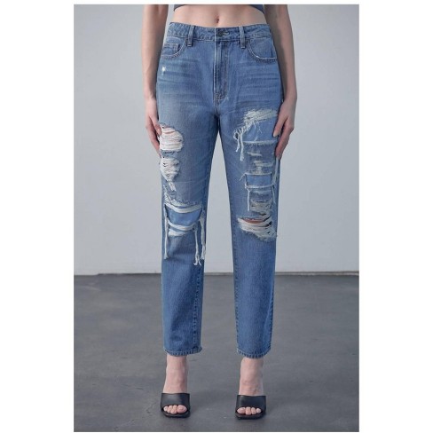 Women's Tracey High Rise Straight Leg Jean - HIDDEN - image 1 of 4