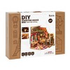 ROBOTIME 3D Puzzles Miniature House DIY Craft Kit, Wooden Puzzle Bar Restaurant Dollhouse for Adults, Kids Gifts, Multicolored, 2.56"*9.33"*12.4" - 3 of 4