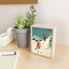The Whiskey Ginger Retro Skiing Couple Framed Mini Art Print - Society6 - 2 of 3