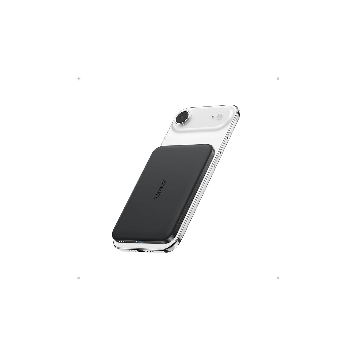 Anker Nano Power Bank, Ultra-Slim 5,000mAh Magnetic Wireless Charging Battery