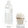 Big Dot of Happiness Tan Daisy Flowers - Floral Party Decorations - Party Cupcake Wrappers - Set of 12 - 3 of 4