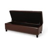 NicBex Modern 50.85" Storage Bench Wood Accent Stools with Nailhead Trims and Button Tufted for Bedroom and Entryway - 2 of 4