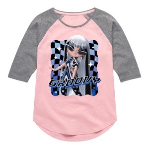 Girls' - LOL Surprise! - Groovy Babe Shirt Tail Raglan Graphic T-shirt - 1 of 3