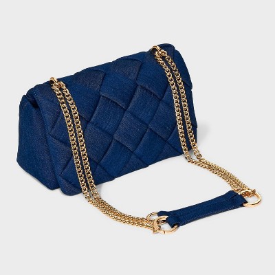 Denim Sophie Crossbody Bag - A New Day&#8482; Navy Blue_2