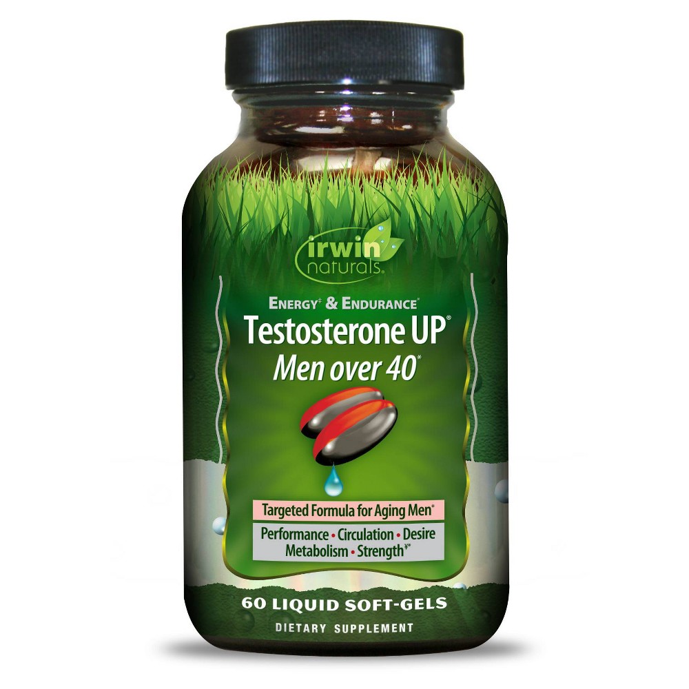 Photos - Vitamins & Minerals Irwin Naturals Testosterone Up Strength & Size Dietary Supplements Softgels - 60ct