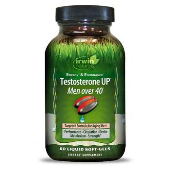 Irwin Naturals Testosterone Up Strength & Size Dietary Supplements Softgels - 60ct