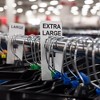 Stockroom Plus 60 Pack Plastic Closet Dividers for Hanging Clothes, Blank White Tags, Clothing Rack Size Hangers, 5 x 2 inches - 3 of 4
