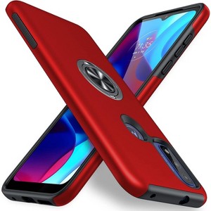 Entronix Case Compatible with Moto G Pure - 360° Circular Ring Gripstand - 1 of 4