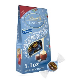 Lindt LINDOR Christmas Hot Cocoa Chocolate Candy Truffles - 5.1oz - 1 of 4