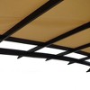 DOMETOUR Universal Canopy Cover Replacement for 12x9 Ft Curved Outdoor Pergola Structure - 3 of 4