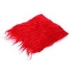 Unique Bargains DIY Crafts Halloween Gnome Beard Plush Fluffy Faux Fur Fabric Square Patches - 3 of 4