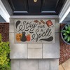 Stupell Industries Stay for a Spell Spooky Welcome Printed Outdoor Imitation Sisal Floor Mat, design by Laura Marshall - 3 of 4