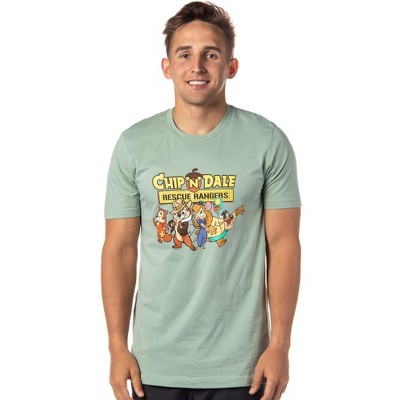 Disney Men's Chip 'N Dale Rescue Rangers Group Graphic Print T-Shirt