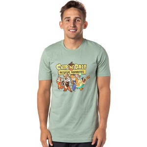 Disney Men's Chip 'N Dale Rescue Rangers Group Graphic Print T-Shirt - 1 of 4