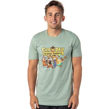 Disney Men's Chip 'N Dale Rescue Rangers Group Graphic Print T-Shirt