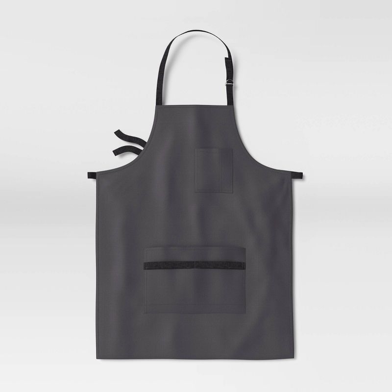 Cotton Utility Apron Gray - Made By Design&#8482;, 1 of 8