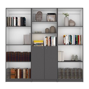 NicBex 11 Shelves File Cabinet with 1 Cabinet,Office Cabinet with Tier-Shelving Design,Modern Storage Cabinet,Filing Cabinet for Home Office - 1 of 4
