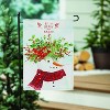 Evergreen All is Merry and Bright Suede Garden Flag 12 x 18 Inches Indoor Outdoor Decor - 3 of 4