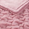 Kumasinova 50x60 Inch Faux Fur Throw Blanket,Ultra Soft Fluffy Blanket with Frilled Edges,Luxury Throw Blankets for Bed&Couch - 3 of 4