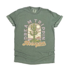 Simply Sage Market Women's Dream Trippin Arizona Short Sleeve Garment Dyed Tee - 1 of 2