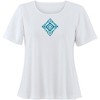 Collections Etc Aztec Embroidered Top - 2 of 4