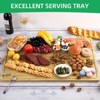 Orieon 30x20" Extra Large Bamboo Cutting Board – Over Sink Stove Top Cover Wood Board with Juice Groove & Handles. - 3 of 4