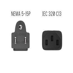 SANOXY 3 PACK of15ft 18 AWG Universal Power Cord (IEC320 C13 to NEMA 5-15P) - 1 of 4