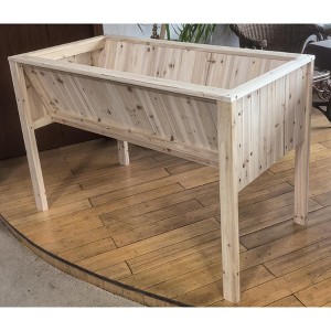 Raised Garden Bed with Legs, Wooden Elevated Planter Box for Vegetables & Herbs,  with Enhanced Depth & Sturdy Frame - 1 of 4