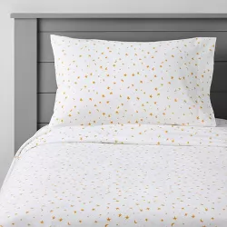Full Stars Cotton Sheet Set Yellow - Pillowfort™