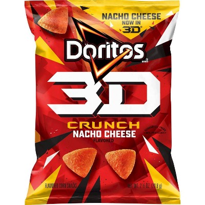 DORITOS 3D Crunch Nacho Cheese XXVL - 2.5oz