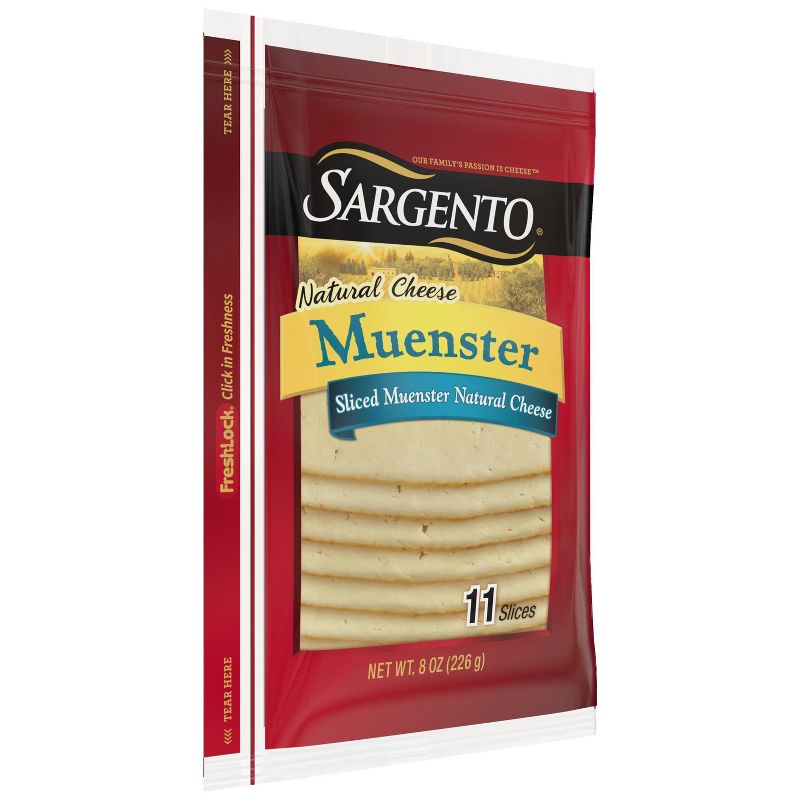 Sargento Natural Muenster Sliced Cheese - 8oz/11 slices, 5 of 10