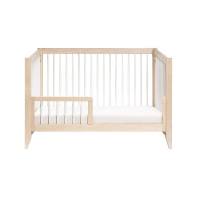Washed Natural and White Pine 4-in-1 Convertible Crib