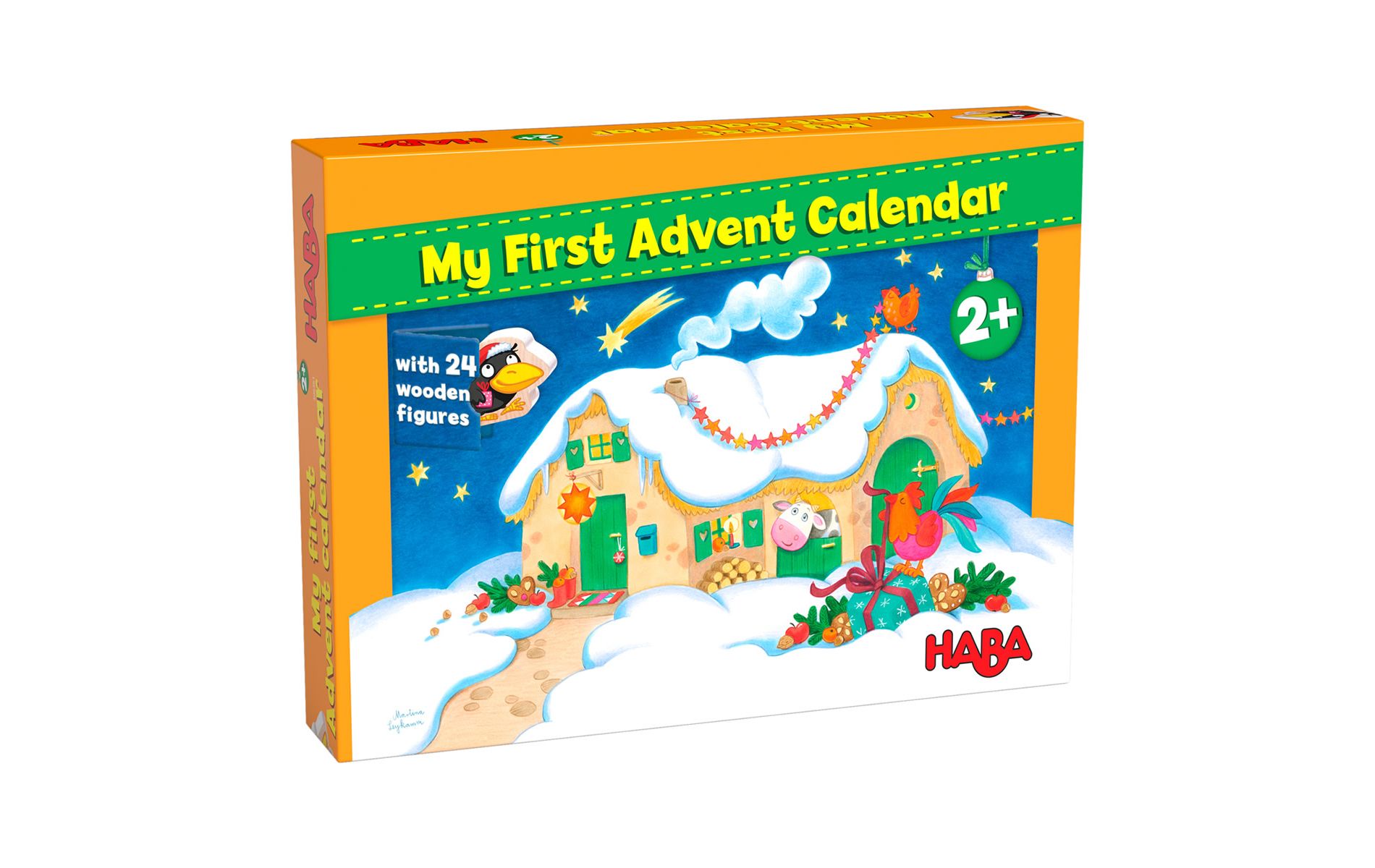 HABA My Very First Advent Calendar Farmyard Themed Wooden Animals, Reusable Advent Calendar & 2025 Advent Calendar Toddler Activities