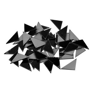 Unique Bargains Flat Back Sew on Acrylic Mirror for Evening Dresses Cloth 50 Pcs - 1 of 4