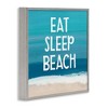 Stupell Industries Eat Sleep Beach Painting, 12" x 12" - 3 of 4