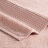 TOWN & COUNTRY EVERYDAY 4-Piece Solid Dobby Border Bath Towel Set - 2 of 4