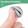 Unique Bargains Rubber Corrosion-Resistant Silicone Snap-in Locking Hole Plugs Gray - 4 of 4