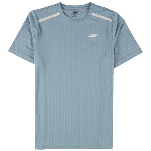 Skechers Mens Foundation Basic T-Shirt, Blue, Medium - 1 of 2