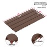 GlasFlength Carpet Tiles 24 Pack 2FT Interlocking Deck Tiles, DIY Flooring for Patio Poolside Balcony Backyard, Multicolored, 24"*12"*0.8" - 3 of 4